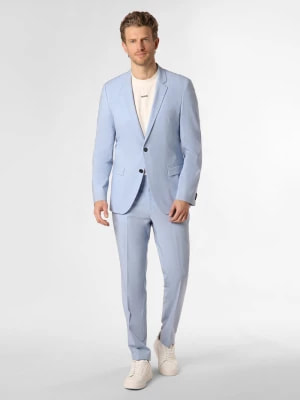 Zdjęcie produktu HUGO Męski garnitur - Arti/Hesten232X Mężczyźni Super Slim Fit Sztuczne włókno niebieski jednolity,