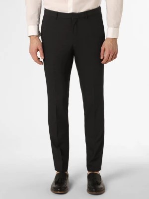 Zdjęcie produktu HUGO Męskie spodnie od garnituru modułowego Mężczyźni Slim Fit szary wypukły wzór tkaniny,