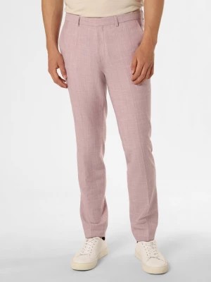 Zdjęcie produktu HUGO Męskie spodnie od garnituru modułowego Mężczyźni Super Slim Fit lila marmurkowy,