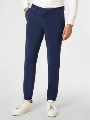 Zdjęcie produktu HUGO Męskie spodnie od garnituru modułowego Mężczyźni Super Slim Fit niebieski jednolity,