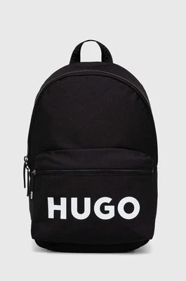 Zdjęcie produktu HUGO plecak męski kolor czarny duży z nadrukiem 50513014