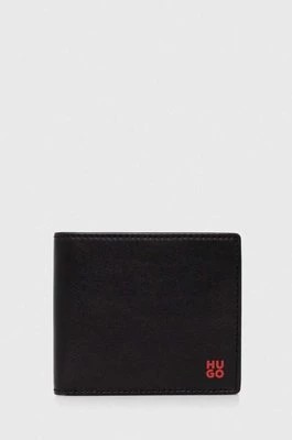 Zdjęcie produktu HUGO portfel skórzany męski kolor czarny 50516966
