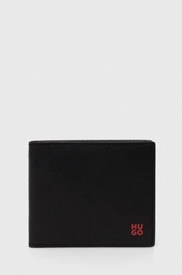 Zdjęcie produktu HUGO portfel skórzany męski kolor czarny 50519248