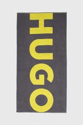 Zdjęcie produktu HUGO ręcznik bawełniany kolor szary 50491853