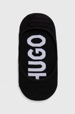 Zdjęcie produktu HUGO skarpetki 2-pack damskie kolor czarny 50516398