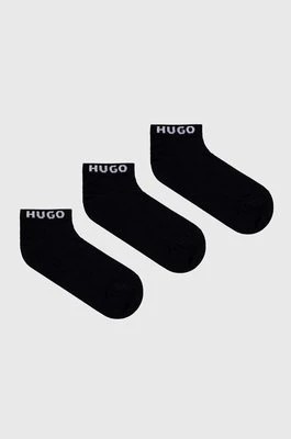 Zdjęcie produktu HUGO skarpetki 3-pack męskie kolor czarny 50480217