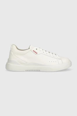 Zdjęcie produktu HUGO sneakersy skórzane Blake kolor biały 50499253