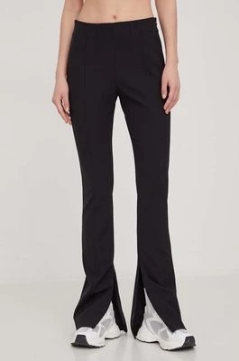Zdjęcie produktu HUGO spodnie damskie kolor czarny dopasowane high waist 50505373