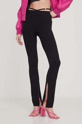 Zdjęcie produktu HUGO spodnie damskie kolor czarny proste high waist 50508709