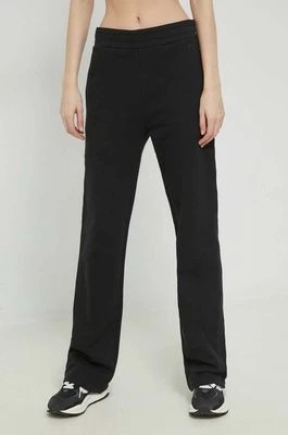 Zdjęcie produktu HUGO spodnie dresowe bawełniane kolor czarny gładkie