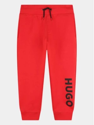 Zdjęcie produktu Hugo Spodnie dresowe G24128 D Czerwony Regular Fit