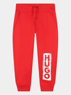Zdjęcie produktu Hugo Spodnie dresowe G24150 D Czerwony Regular Fit