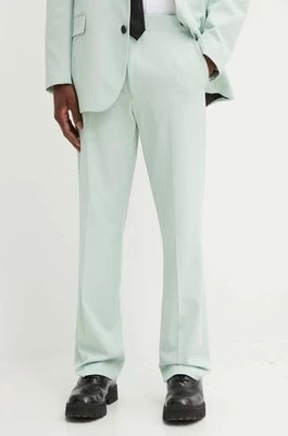 Zdjęcie produktu HUGO spodnie męskie kolor zielony proste 50519682