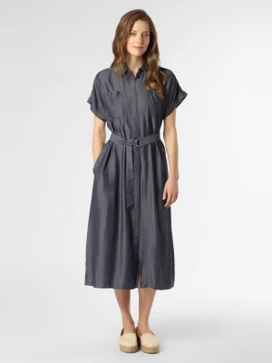 Zdjęcie produktu HUGO Sukienka damska Kobiety Sztuczne włókno niebieski jednolity,