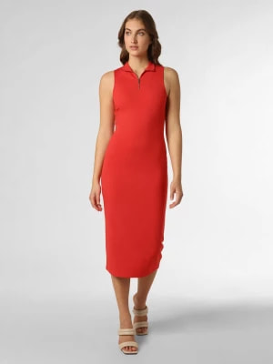 Zdjęcie produktu HUGO Sukienka damska Kobiety wiskoza czerwony jednolity,