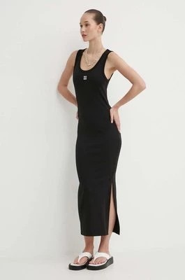 Zdjęcie produktu HUGO sukienka kolor czarny midi dopasowana 50514521