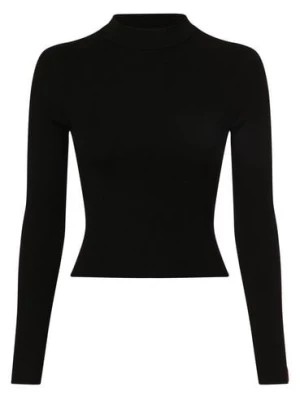 Zdjęcie produktu HUGO Sweter damski Kobiety wiskoza czarny jednolity,