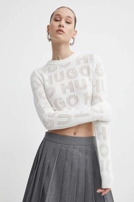 Zdjęcie produktu HUGO sweter damski kolor beżowy lekki 50514935