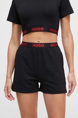 Zdjęcie produktu HUGO szorty piżamowe damskie kolor czarny 50490600