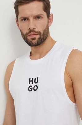 Zdjęcie produktu HUGO t-shirt bawełniany męski kolor biały 50510189