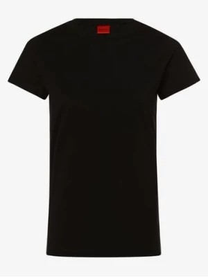Zdjęcie produktu HUGO T-shirt damski Kobiety Bawełna czarny jednolity,