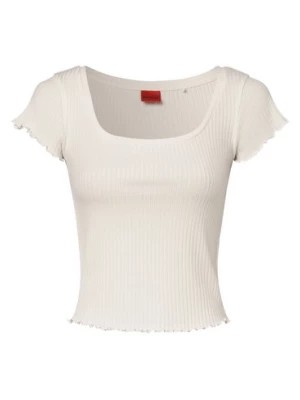 Zdjęcie produktu HUGO T-shirt damski Kobiety Modal biały jednolity,