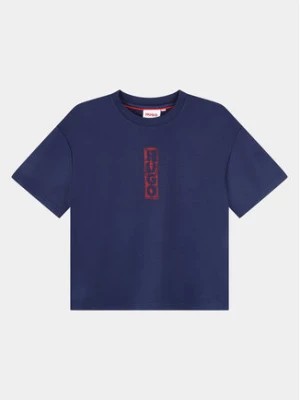 Zdjęcie produktu Hugo T-Shirt G25140 D Niebieski Regular Fit