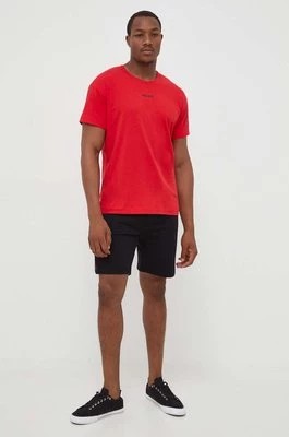 Zdjęcie produktu HUGO t-shirt lounge kolor czerwony z nadrukiem 50493057
