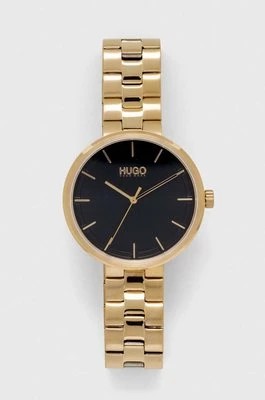 Zdjęcie produktu HUGO zegarek damski kolor złoty
