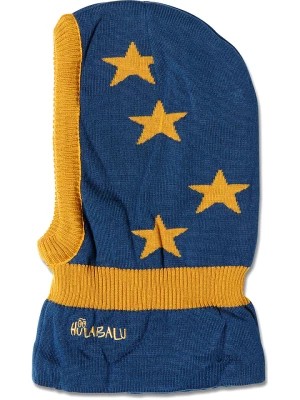 Zdjęcie produktu HULABALU Kominiarka "Stars" w kolorze niebieskim rozmiar: 80-92