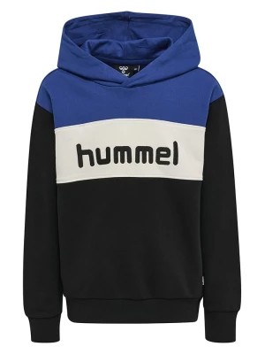 Zdjęcie produktu Hummel Bluza "Morten" w kolorze czarno-niebiesko-białym rozmiar: 128