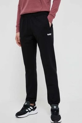 Zdjęcie produktu Hummel spodnie dresowe kolor czarny melanżowe