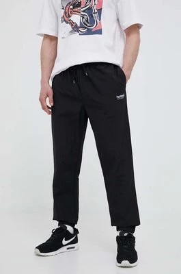 Zdjęcie produktu Hummel spodnie dresowe kolor czarny z nadrukiem