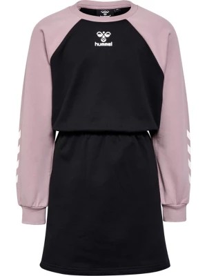 Zdjęcie produktu Hummel Sukienka "Haley" w kolorze czarno-jasnoróżowym rozmiar: 146