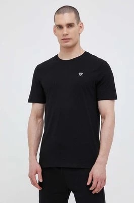 Zdjęcie produktu Hummel t-shirt bawełniany kolor czarny gładki