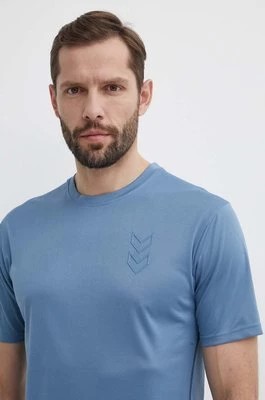 Zdjęcie produktu Hummel t-shirt treningowy Active kolor niebieski gładki 224493