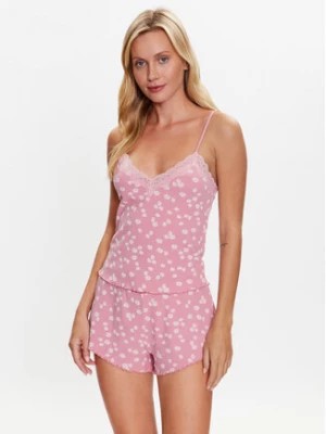 Zdjęcie produktu Hunkemöller Koszulka piżamowa 202341 Różowy Basic Fit
