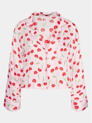 Zdjęcie produktu Hunkemöller Koszulka piżamowa 205059 Różowy Relaxed Fit