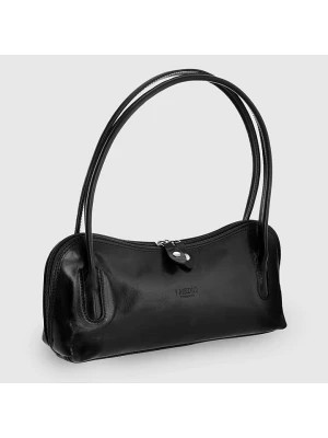 Zdjęcie produktu I MEDICI FIRENZE Skórzana torebka w kolorze czarnym - 31 x 14,5 x 6,5 cm rozmiar: onesize