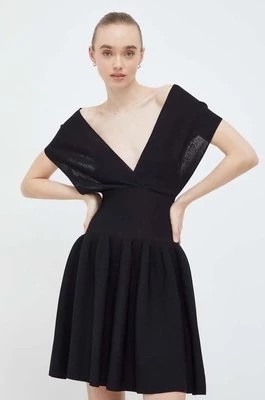 Zdjęcie produktu Iceberg sukienka kolor czarny mini rozkloszowana