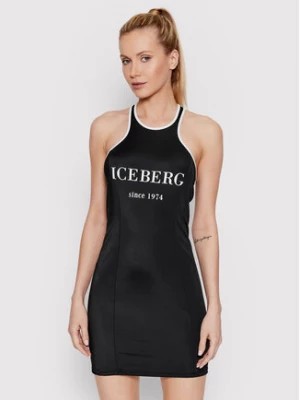 Zdjęcie produktu Iceberg Sukienka letnia ICE2WCU03 Czarny Slim Fit