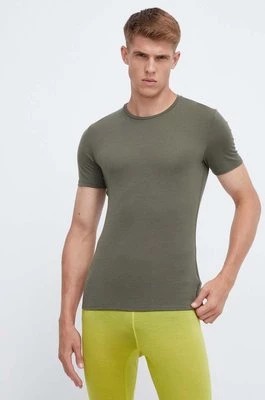 Zdjęcie produktu Icebreaker t-shirt funkcyjny Anatomica kolor zielony