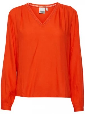 Zdjęcie produktu ICHI Bluzka 20120243 Pomarańczowy Regular Fit