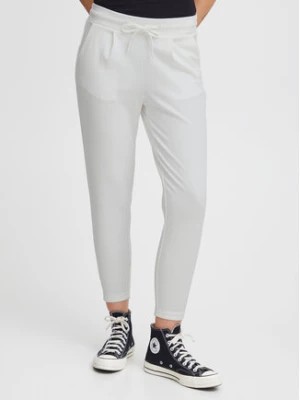 Zdjęcie produktu ICHI Spodnie materiałowe 20104757 Biały Slim Fit