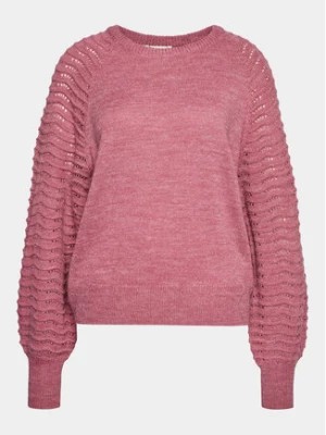 Zdjęcie produktu ICHI Sweter 20119716 Różowy Regular Fit