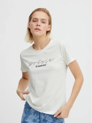 Zdjęcie produktu ICHI T-Shirt 20118084 Biały Regular Fit