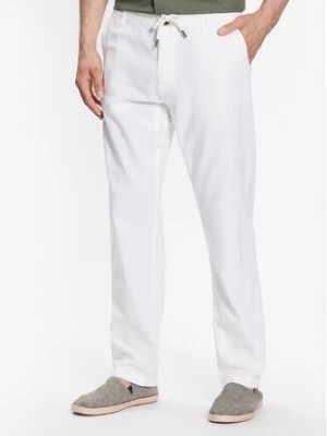 Zdjęcie produktu INDICODE Spodnie materiałowe Clio 60-301 Biały Regular Fit