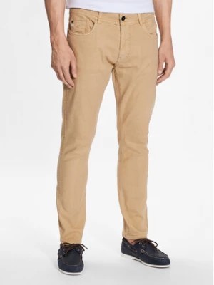 Zdjęcie produktu INDICODE Spodnie materiałowe Rajan 60-249 Brązowy Regular Fit