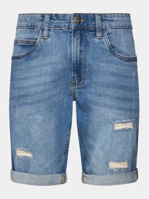 Zdjęcie produktu INDICODE Szorty jeansowe Kaden Holes 70-104 Niebieski Regular Fit