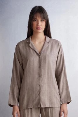 Zdjęcie produktu Intimissimi Bluzka z Długim Rękawem z Płótna Modalowego Comfort First Kobieta Naturalny Rozmiar